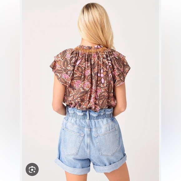 Xirena Sumer Blouse in Earth Batik - Picture 4 of 16